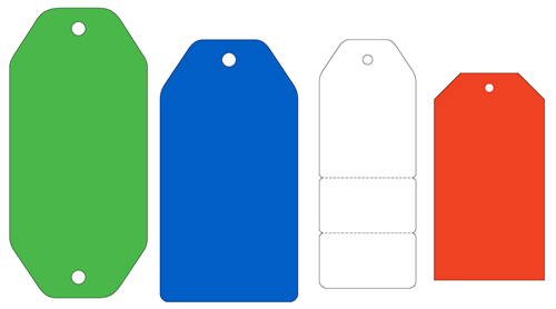 Image of Multi-purpose Blank Write-on Tags